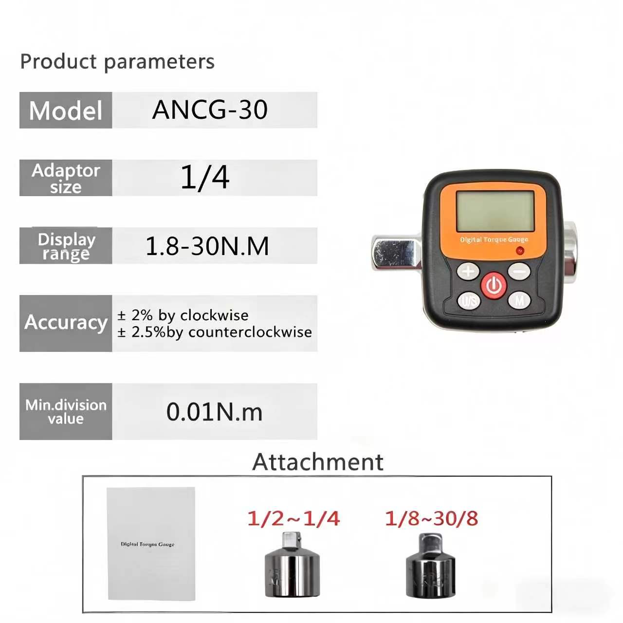 1/4'' 3/8'' 1/2 Company Direct - đánh giá và giá Torque Wrench Digital