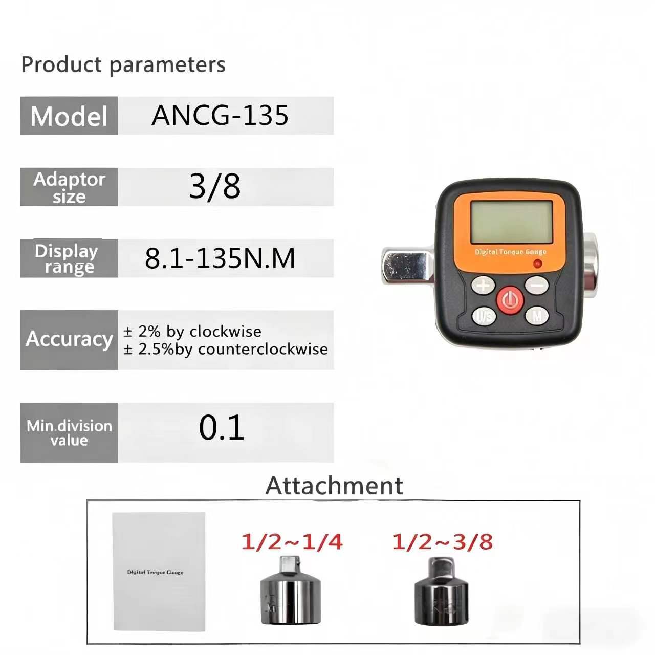 1/4'' 3/8'' 1/2 Company Direct - đánh giá và giá Torque Wrench Digital