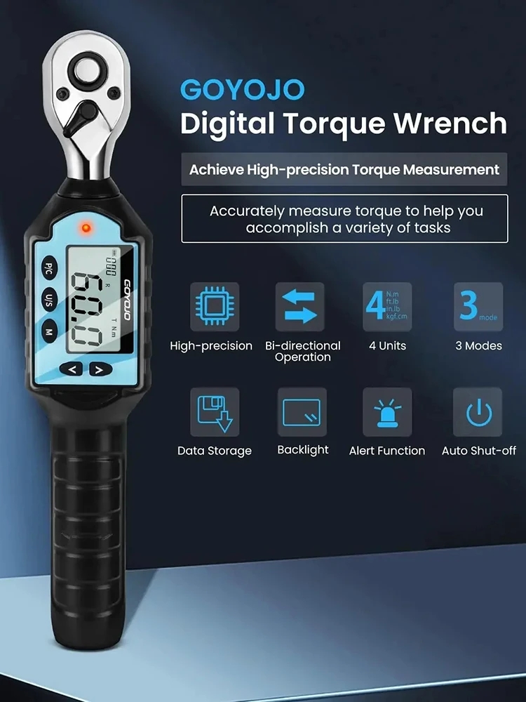 1/2 3/8 1/4 Digital Preset Tor - đánh giá và giá Torque Wrench Digital