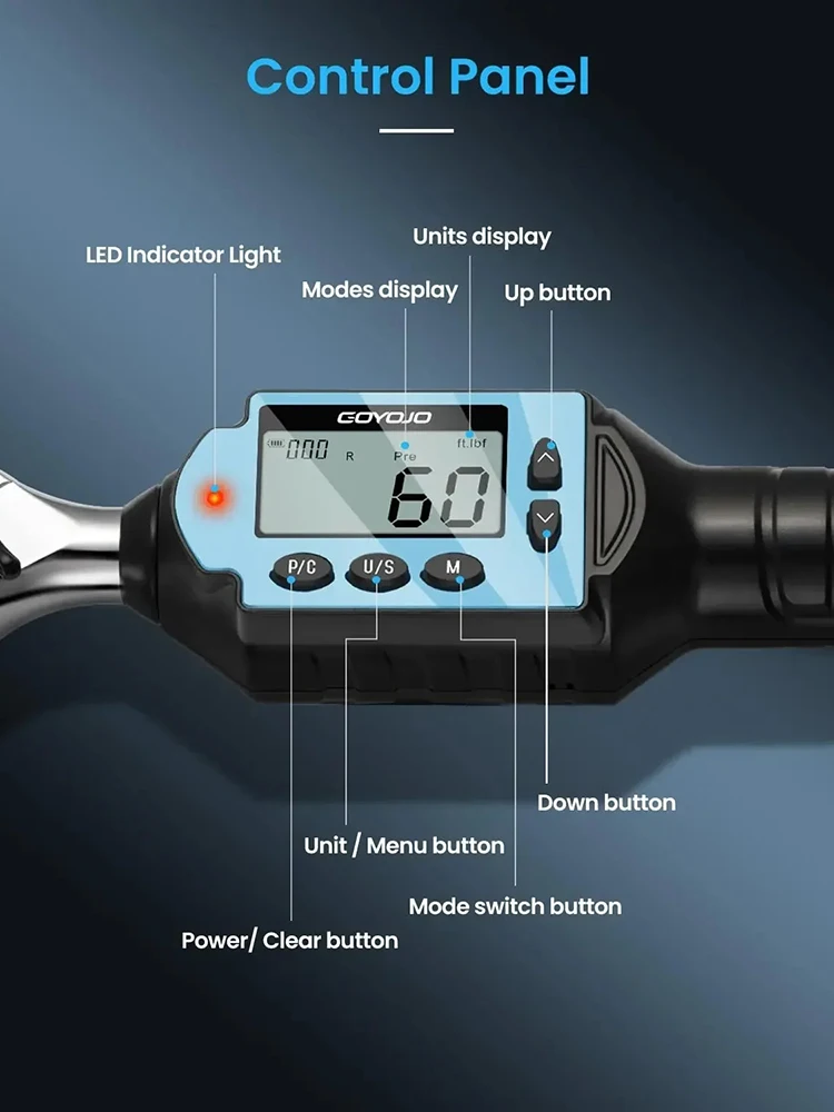 1/2 3/8 1/4 Digital Preset Tor - đánh giá và giá Torque Wrench Digital