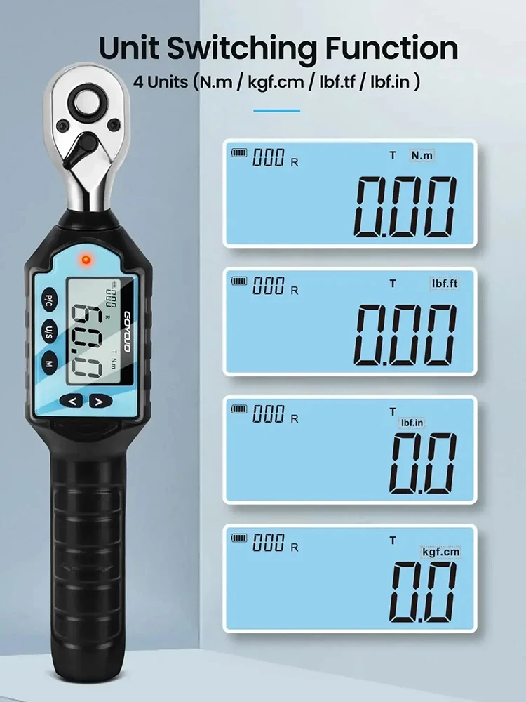 1/2 3/8 1/4 Digital Preset Tor - đánh giá và giá Torque Wrench Digital