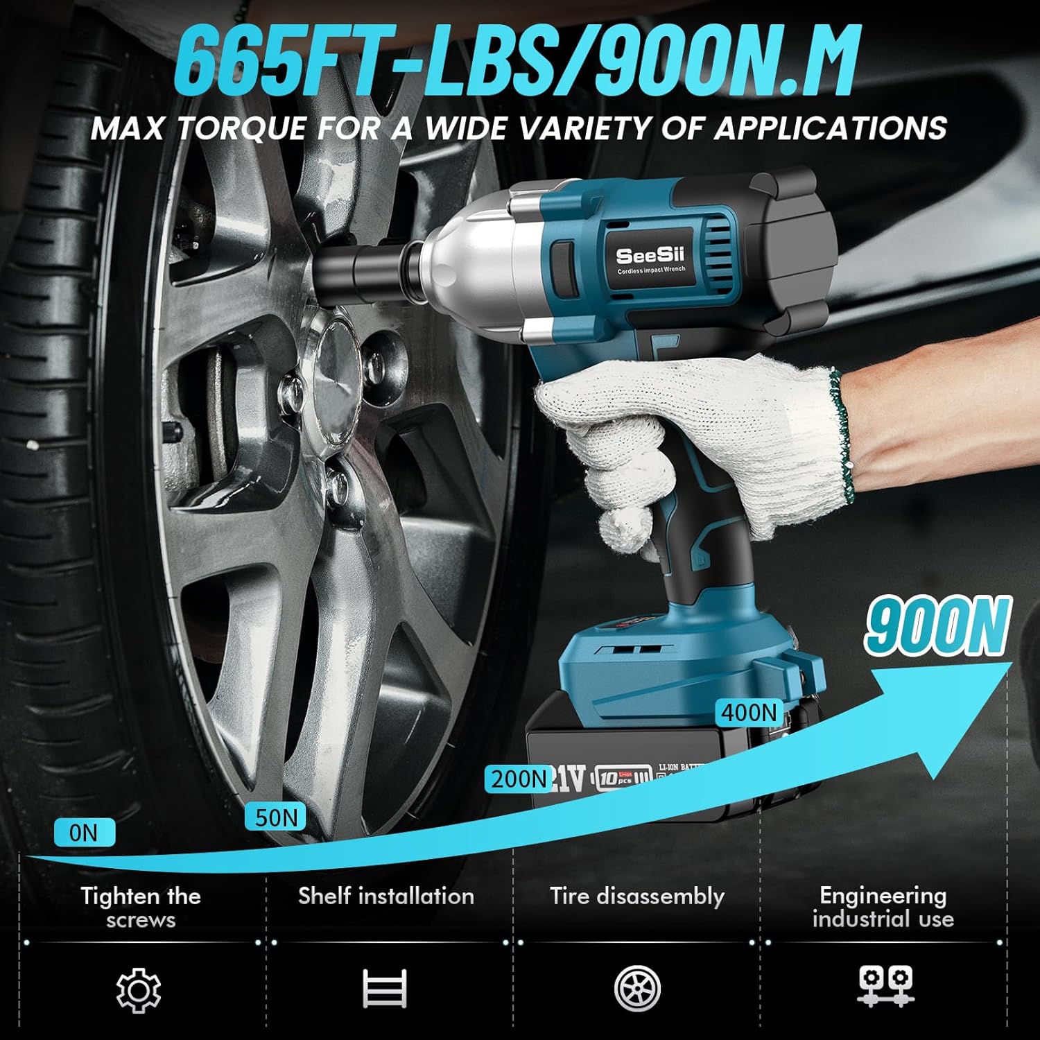 Seesii WH710 Cordless Electric - đánh giá và giá Torque Wrench Digital