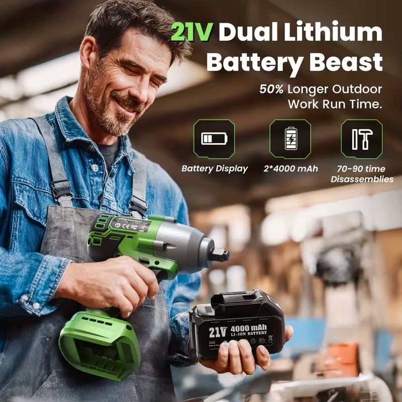 TaskStar Impact Wrench 1600N.m - đánh giá và giá Torque Wrench Digital