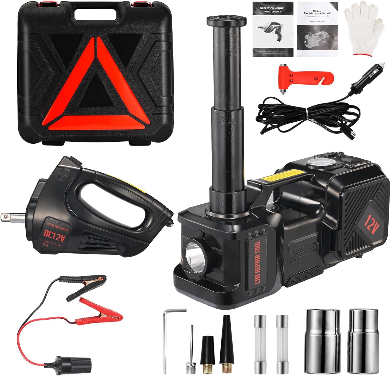 Electric Car Jack kit 5 Ton 12 - đánh giá và giá Hydraulic Car Lift
