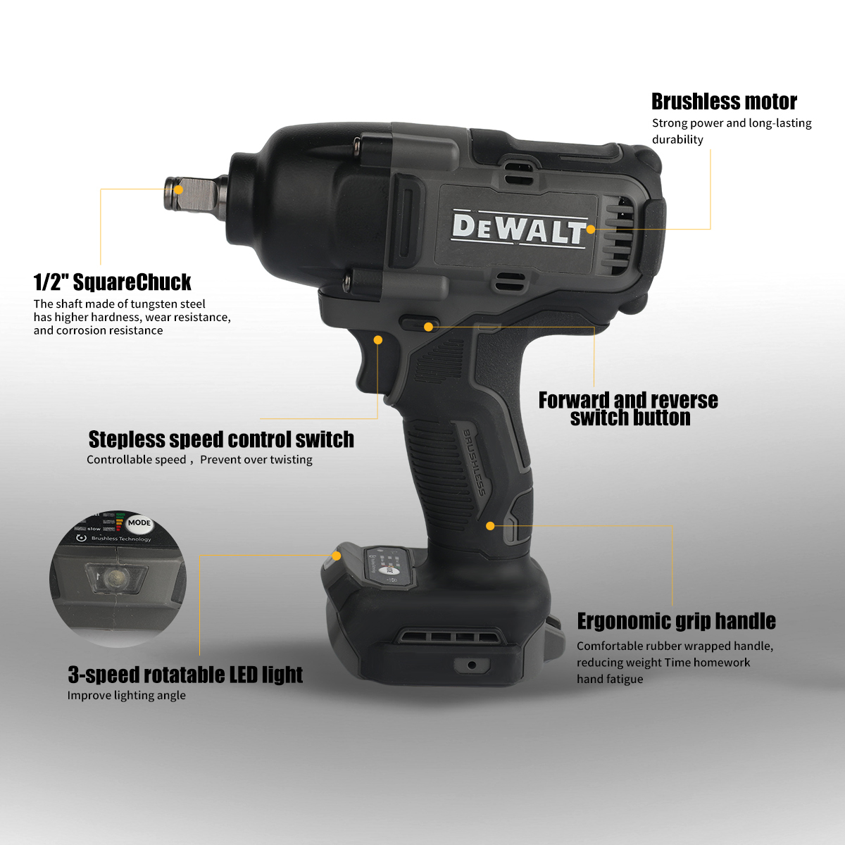 DeWalt DCF99M High Torque Brus - đánh giá và giá Torque Wrench Digital