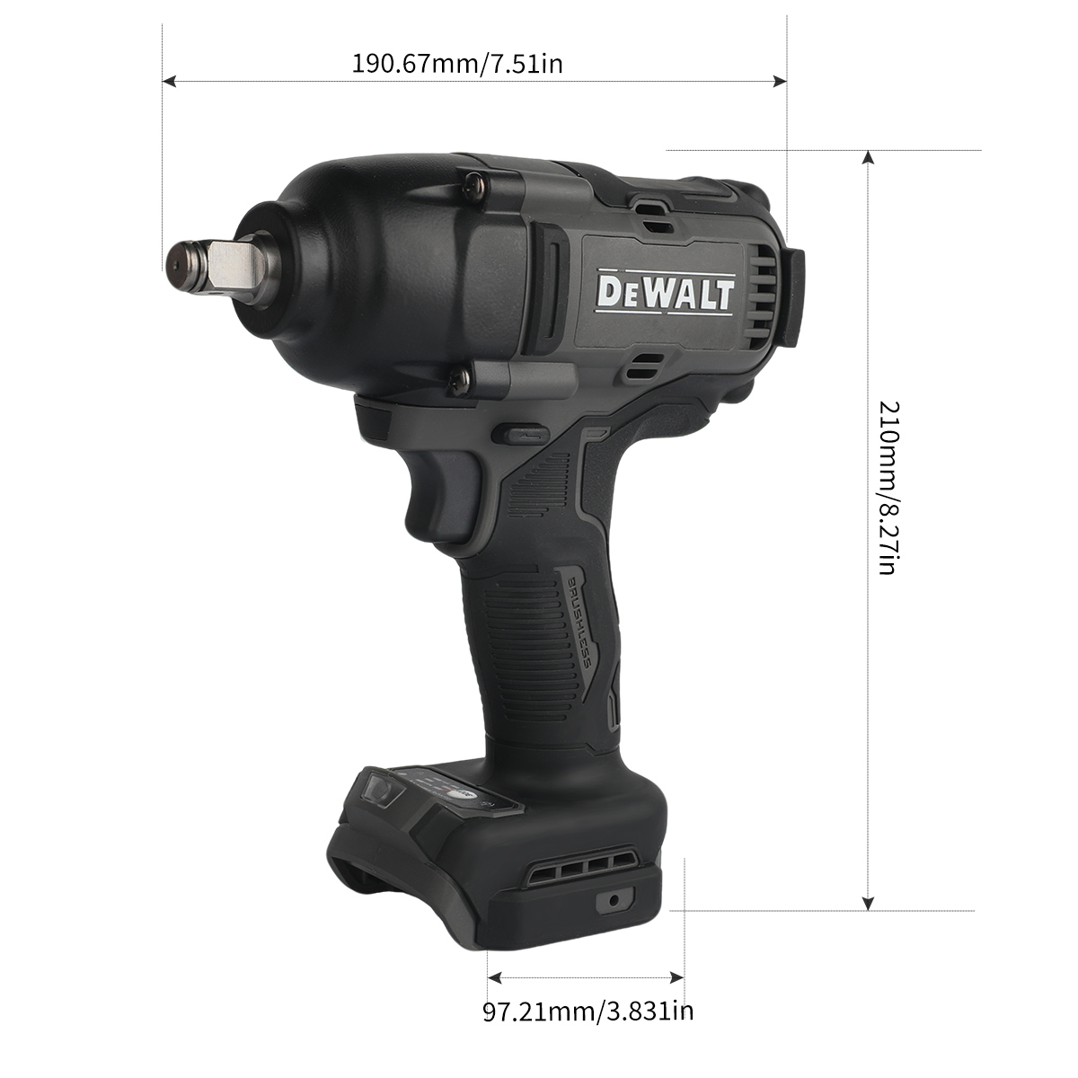 DeWalt DCF99M High Torque Brus - đánh giá và giá Torque Wrench Digital