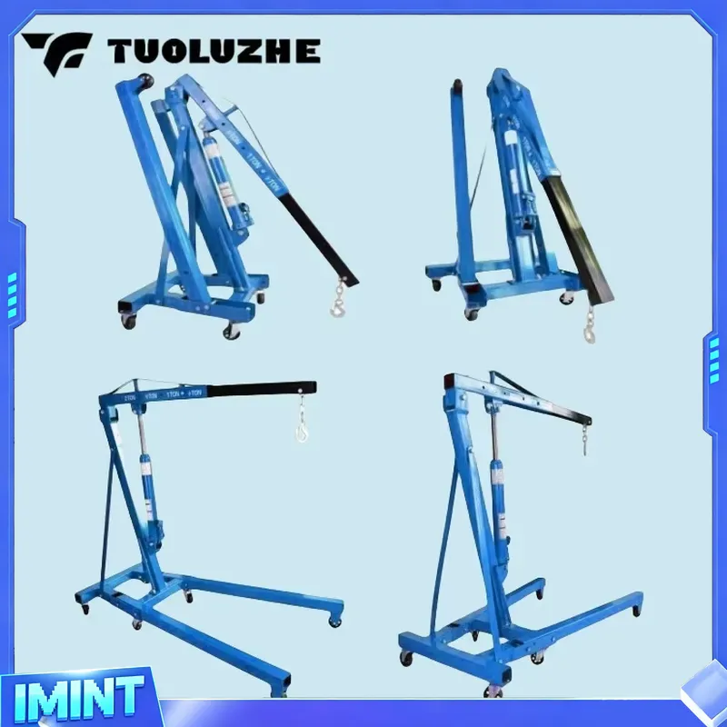 2-ton Foldable Blue Car Engine - đánh giá và giá Hydraulic Car Lift
