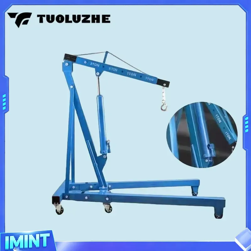 2-ton Foldable Blue Car Engine - đánh giá và giá Hydraulic Car Lift